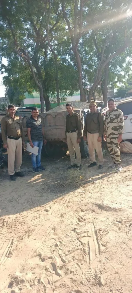 अवैद्य खनन माफिया के विरुद्ध कार्यवाही जारी, बड़ी संख्या में धडपकड़
