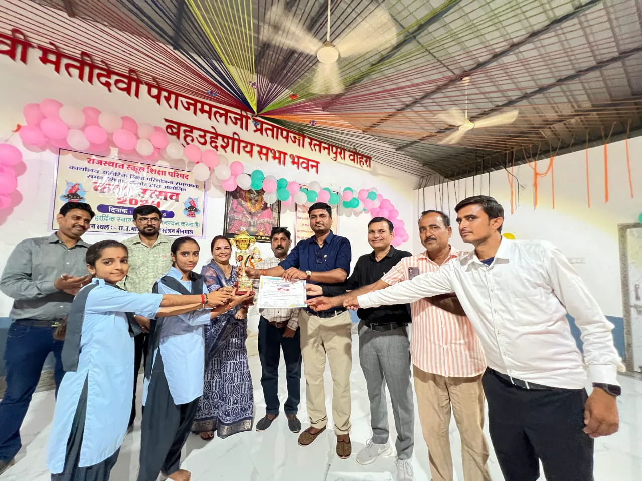 राउमावि मोदरान स्टेशन में जिला स्तरीय कला उत्सव का आयोजन