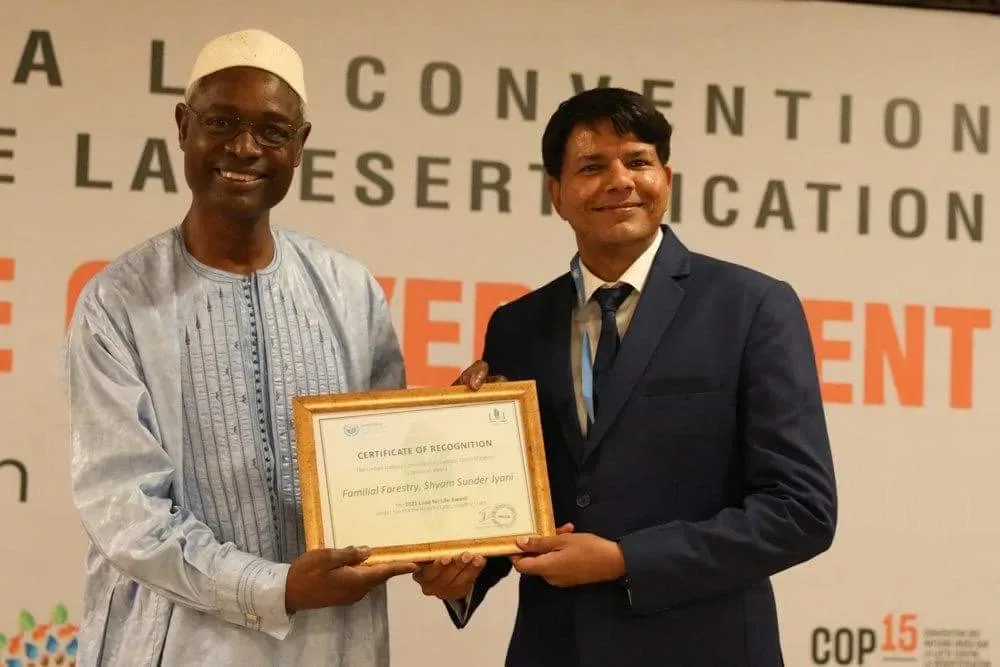 संयुक्त राष्ट्र द्वारा सम्मानित श्याम सुन्दर जाणी 19 जून को पहुंचेंगे जाणियों की ढाणी, जसनाथ आश्रम मे होगा कार्यक्रम,  'देव जसनाथ परिवारिक वानिकी यात्रा'  का स्वागत