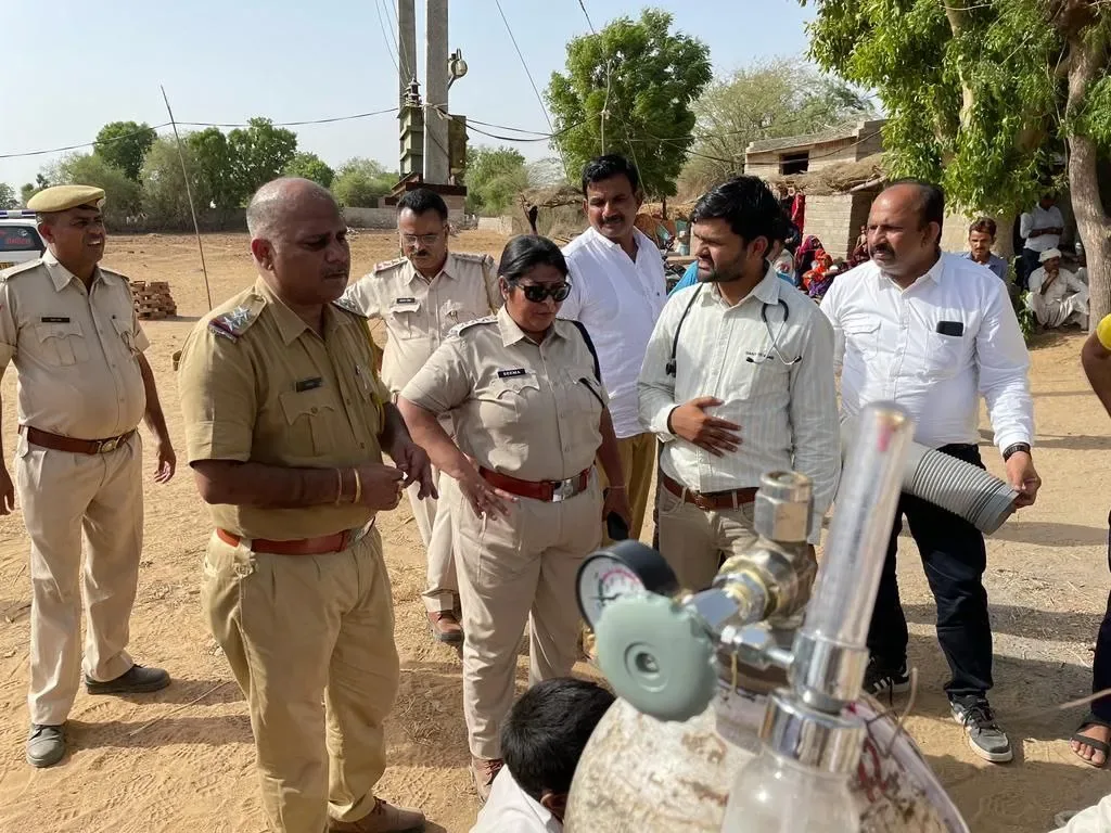 12 साल का नींबाराम 250 फीट गहरे बोरवेल में गिरा, जुगाड़ के माहिर माधाराम सुथार को बुलाया,  बालक को बाहर निकालने में सफलता हासिल की – फोटो 2