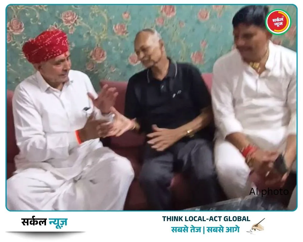 जालोर-सिरोही सांसद लुंबाराम चौधरी पहुंचे चेन्नई: पूर्व जिलाध्यक्ष अमीचंद जैन की कुशलक्षेम पूछी, प्रवासियों ने किया भव्य स्वागत – फोटो 2