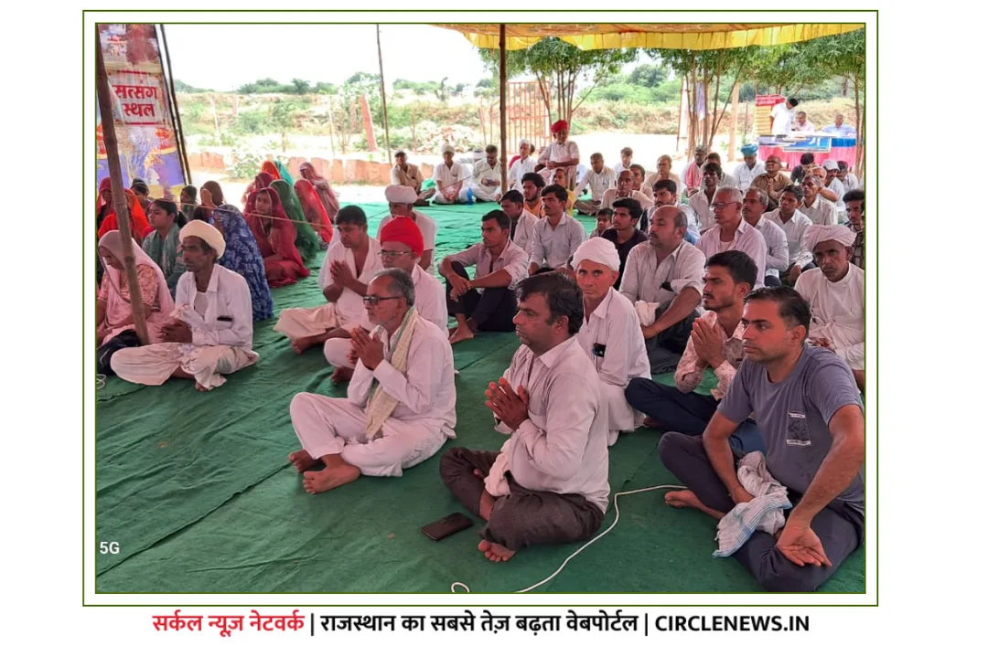 सेवाड़ा में श्री रामपालजी महाराज का भक्ति सत्संग कार्यक्रम सम्पन्न, नशामुक्त समाज बनाना है मुख्य उद्देश्य – फोटो 2
