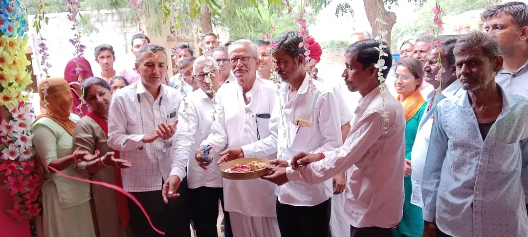 नांदिया व भागलभीम ग्राम पंचायत में इंदिरा रसोई योजना का शुभारंभ, ग्रामीणों ने मुख्यमंत्री गहलोत का जताया आभार