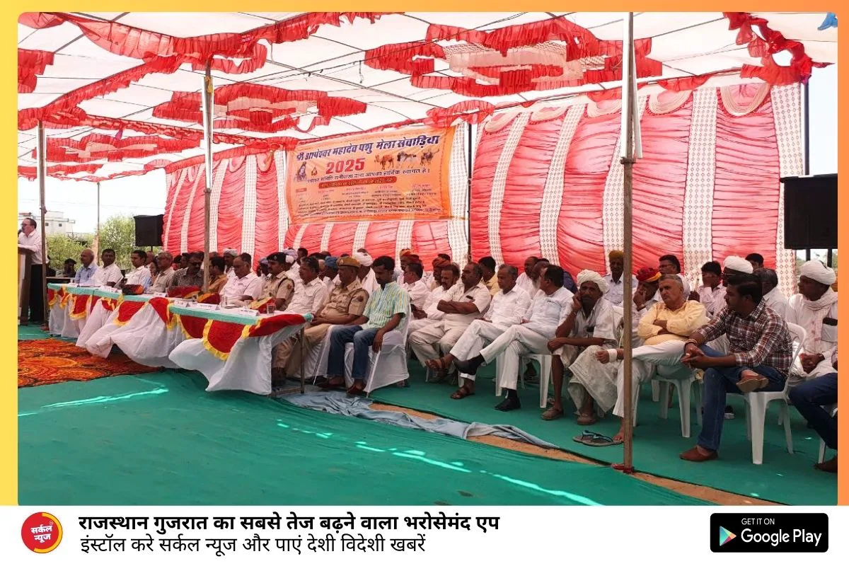 श्री आपेश्वर पशु मेले का हुआ शुभारंभ, हरा चारा सहित पानी की व्यवस्था