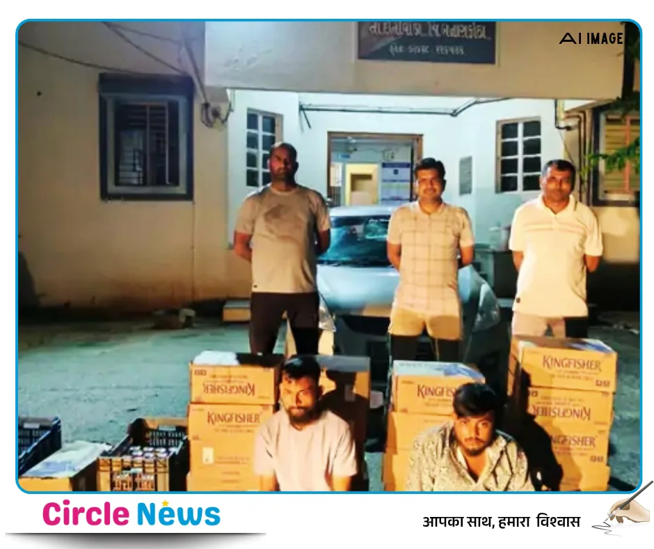 ब्रेकिंग: पालनपुर में पकड़ा गया शराब का जखीरा, पुलिस ने 4.32 लाख का माल जब्त किया
