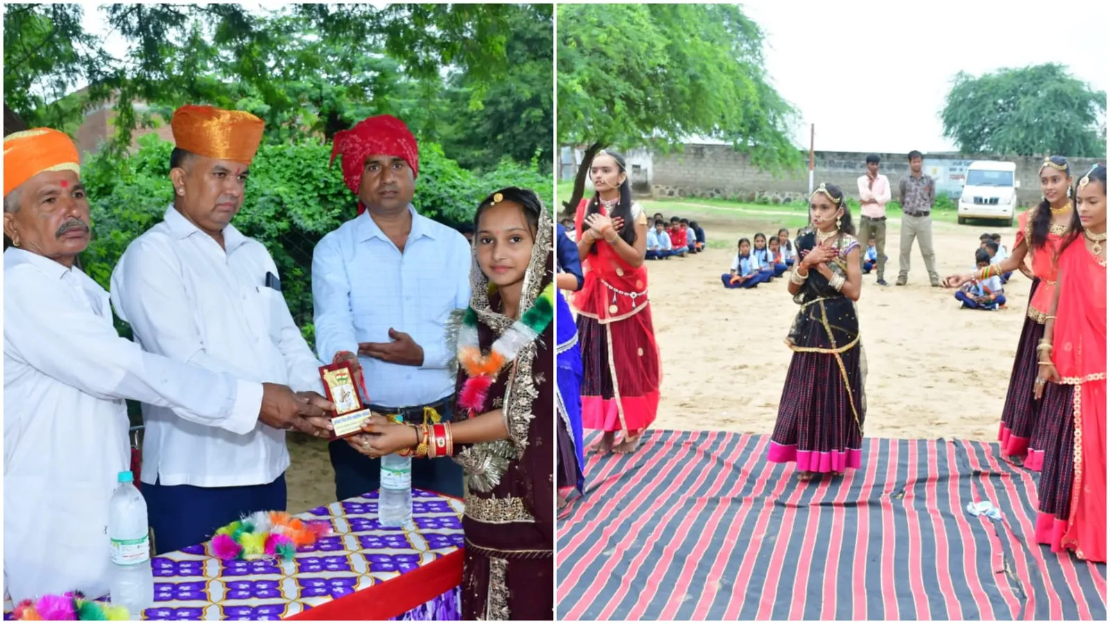 आपेश्वर विद्या मंदिर स्कूल में मनाया स्वाधीनता दिवस