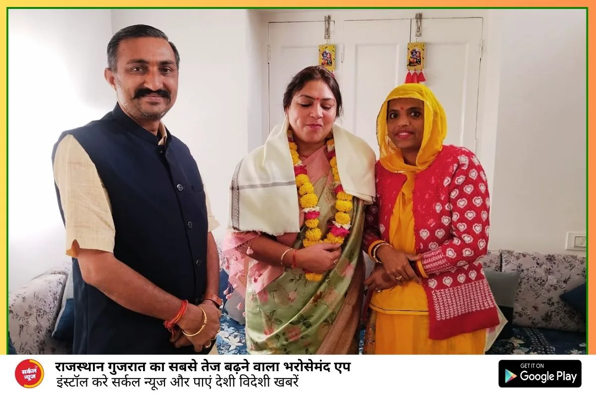 शिवगंज प्रधान ललिता कंवर देवडा ने भाजपा जिलाध्यक्ष रक्षा भंडारी को दी बधाई, मिलकर काम करने का किया वायदा