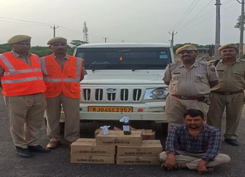 ऑपरेशन संपोलिया' का धमाल: सरवाना पुलिस ने पकड़ी अवैध शराब, तस्कर गिरफ्तार!