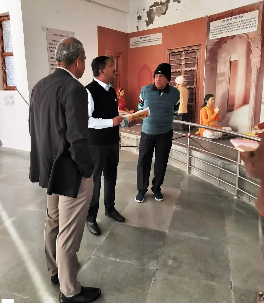 जिला कलक्टर ने महाकवि माघ एवं ब्रह्मगुप्त पैनोरमा का किया अवलोकन