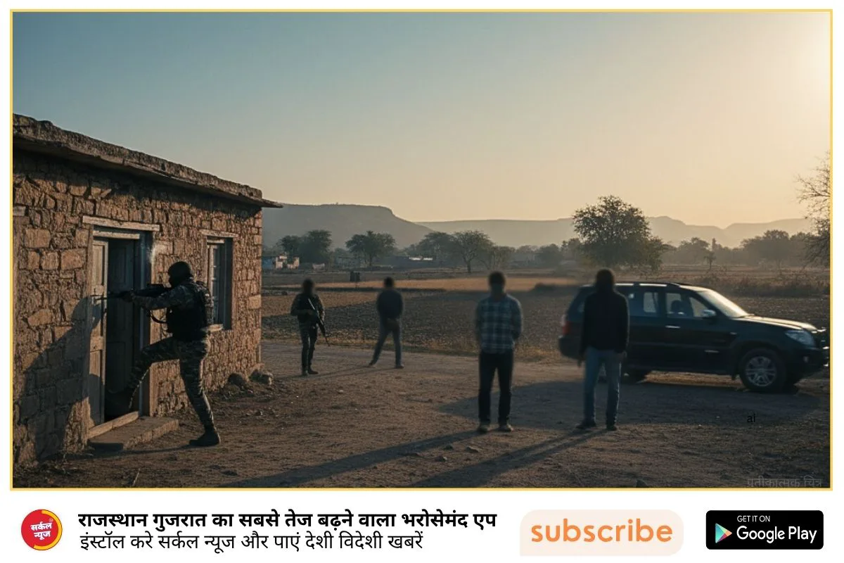🚨 राजस्थान एक्सक्लूसिव! ATS की अचानक दबिश, राज्य के विभिन्न जिलों से 5 संदिग्ध हिरासत में