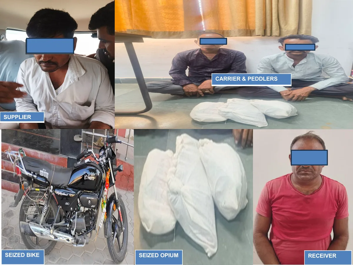 🚨 एनसीबी जोधपुर की दबिश, ₹21 लाख की अफीम जब्त – सप्लायर से रिसीवर तक पूरी चेन ध्वस्त