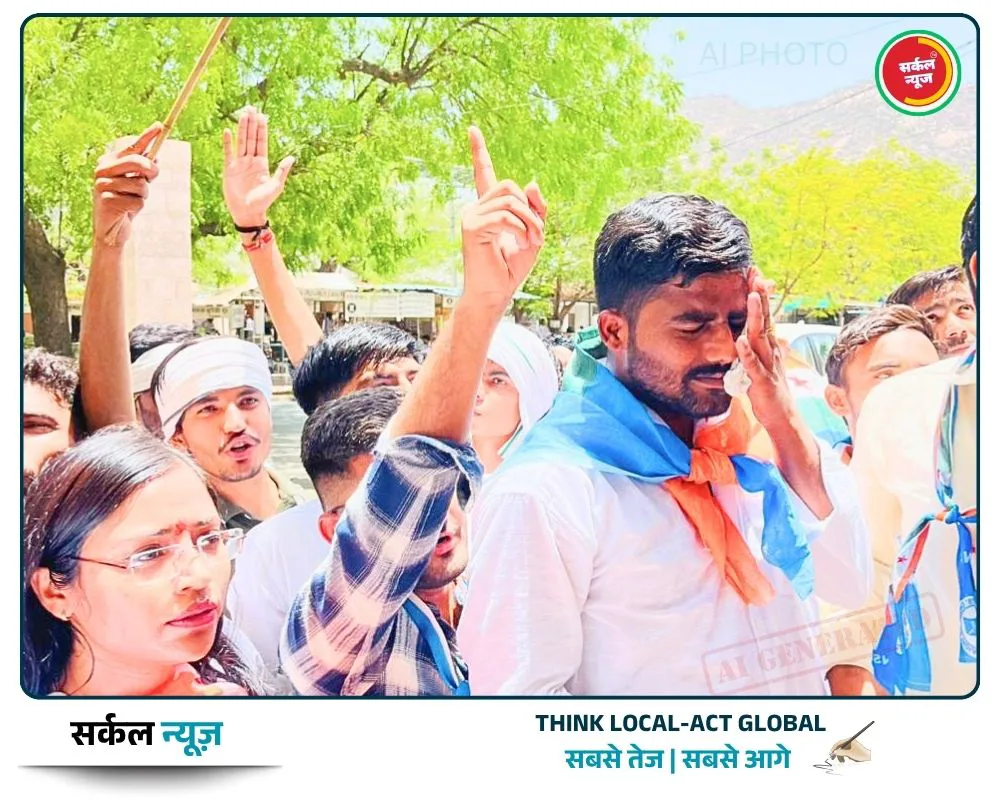 पेपर लीक के खिलाफ फूटा युवाओं का गुस्सा: एनएसयूआई ने फूंका शिक्षा मंत्री का पुतला, कलेक्टर को सौंपा ज्ञापन – फोटो 2