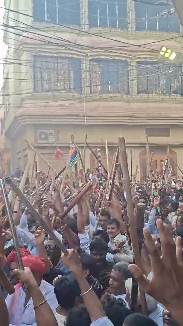भीनमाल की विरासत: ऐतिहासिक 'घोटा गैर' में दिखा राव समाज सहित 36 कौम का गौरव और शहर का जोश – फोटो 4
