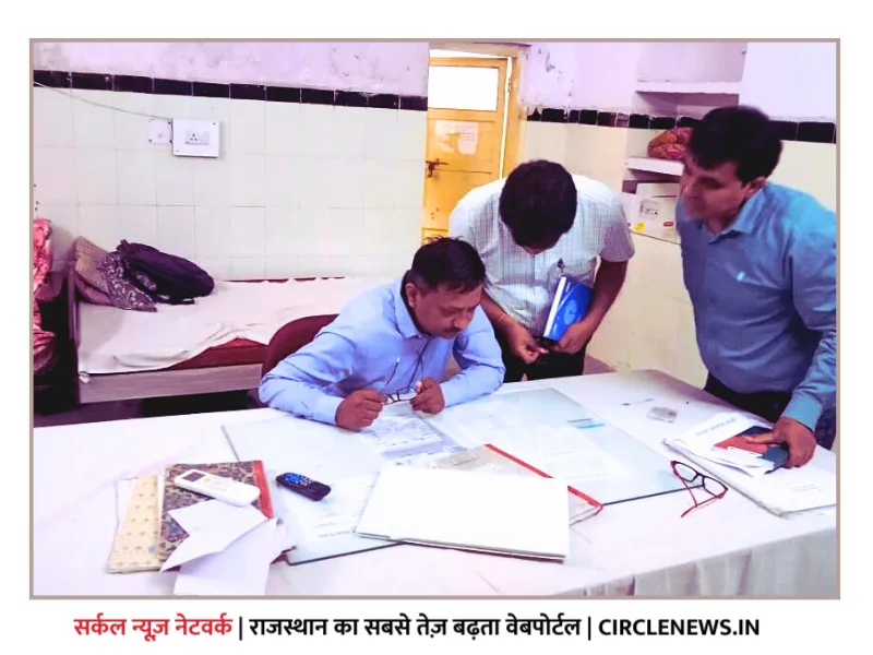 जिला कलक्टर ने सामान्य चिकित्सालय जालोर का औचक निरीक्षण कर देखी व्यवस्थाएँ