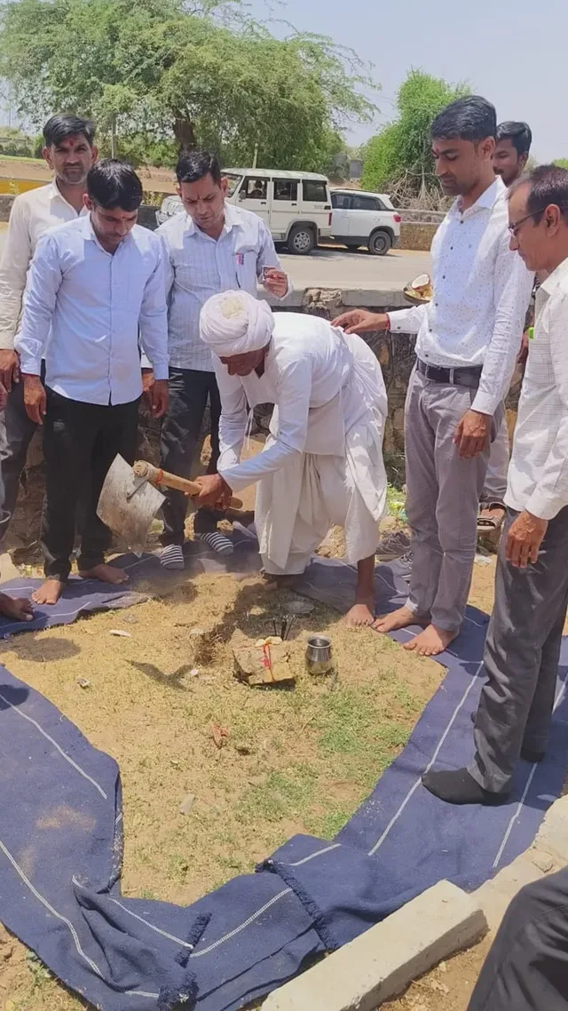 दईपुर में जल कुटीर का शिलान्यास, मोटिवेशन से दानदाता हुए तैयार, आरओ युक्त ठंडा जल मिलेगा